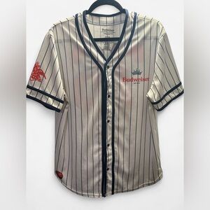 Budweiser men's (or women’s) baseball jersey in size large